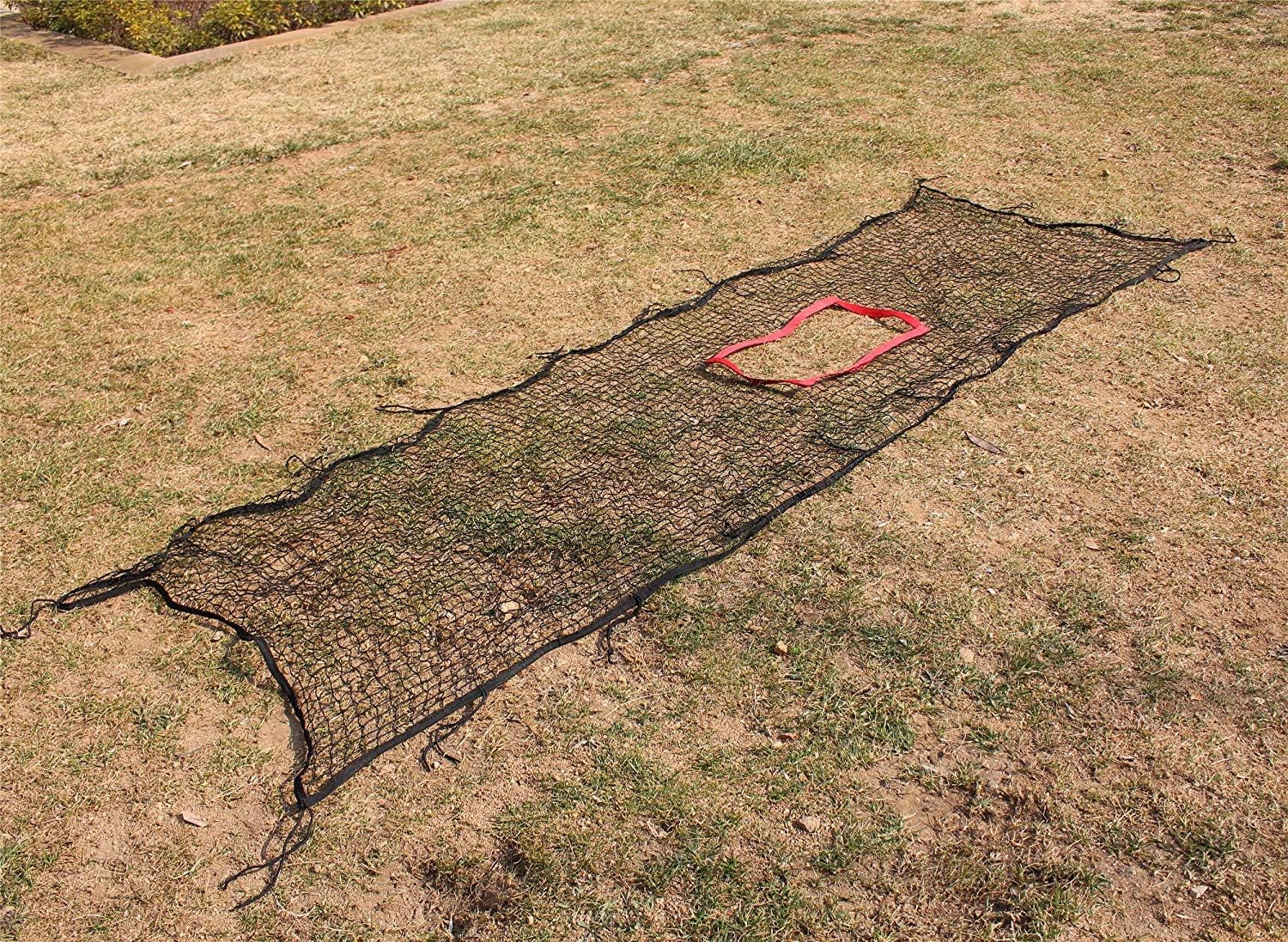 Batting Cage Baseball - 16 X10 X10FT Batting Net Backyard Softball Training Equipment with Pitching Machine Hole, Large Batting Cage with Frame & Net