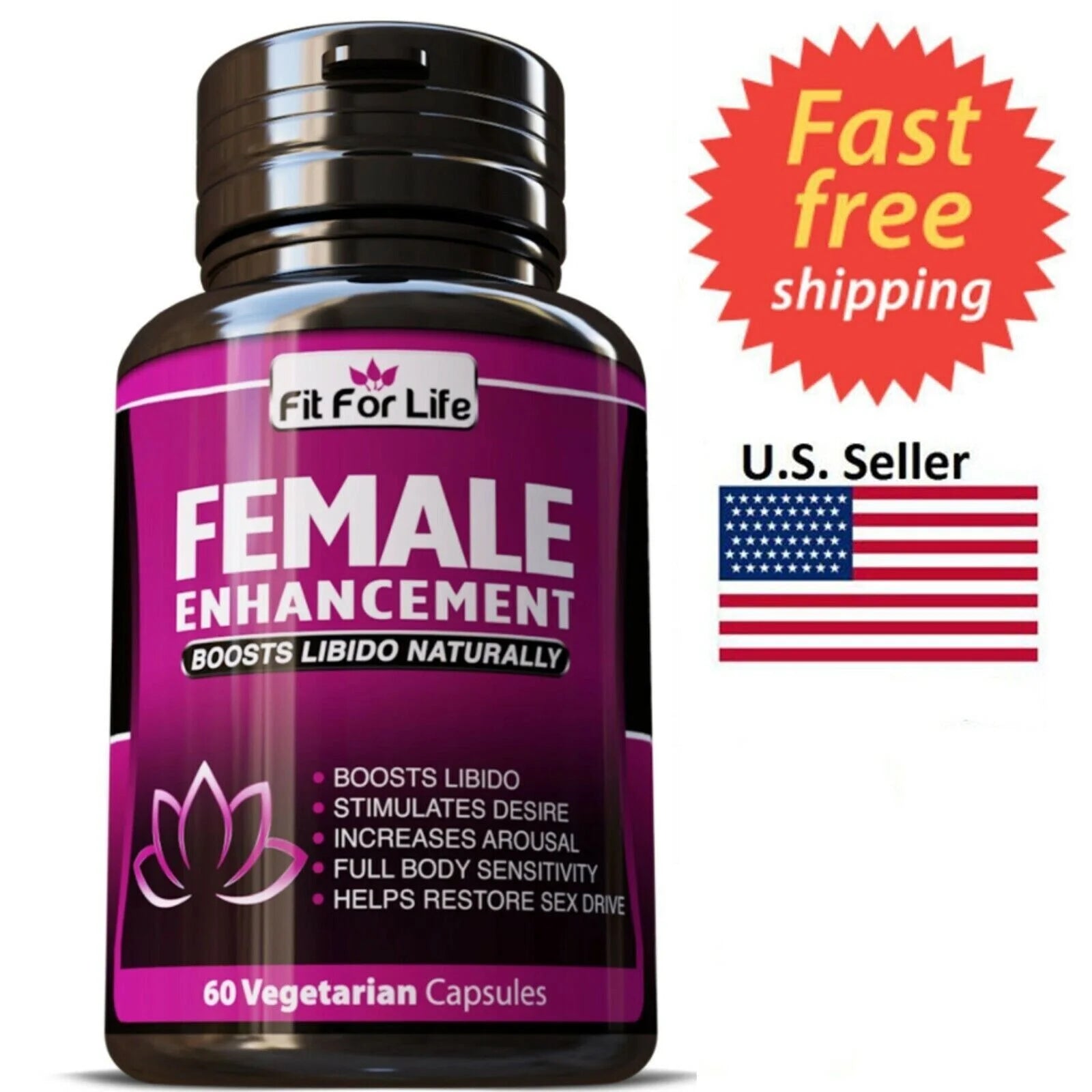 Powerful Natural Female SEX Drlve BOOSTER Supplement 60 Caps WOMEN Llbldo PILLS